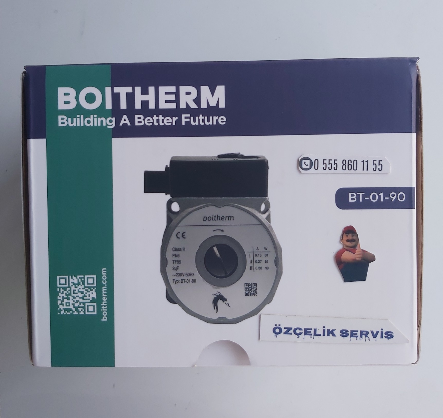 SİRKÜLASYON POMASI BOITHERM BT-01-90 90W